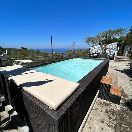 Carolina Private Heated Pool And Sea View * 索伦托