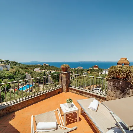 Carolina Private Heated Pool And Sea View 别墅 索伦托