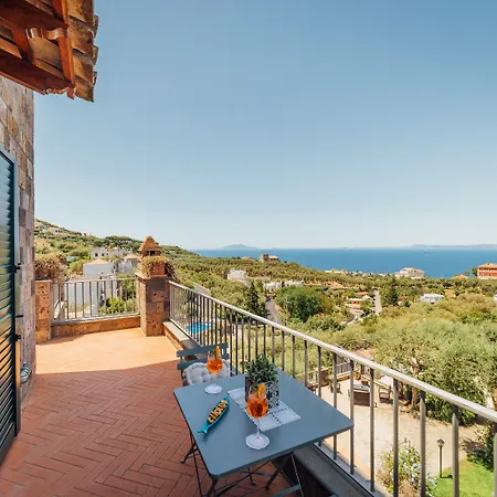 Carolina Private Heated Pool And Sea View * 索伦托